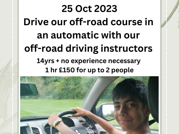 Junior 4x4 Driving Day - October half-term